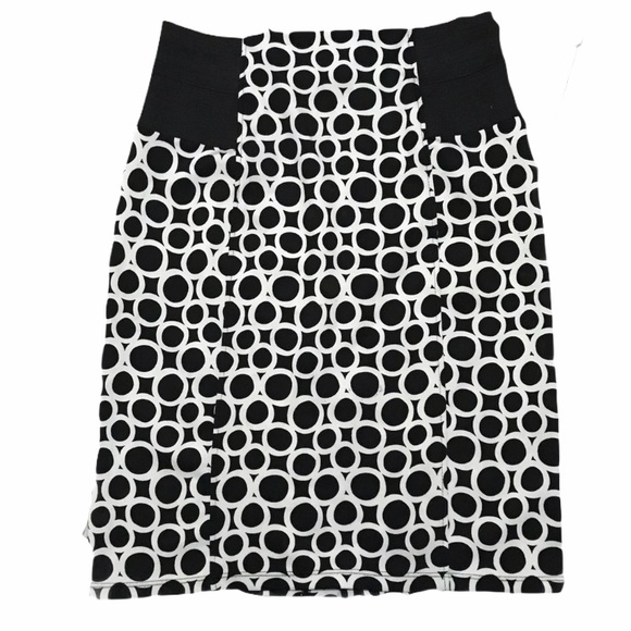 Calvin Klein Dresses & Skirts - Calvin Klein Pencil Skirt Black White Polka Dot 10